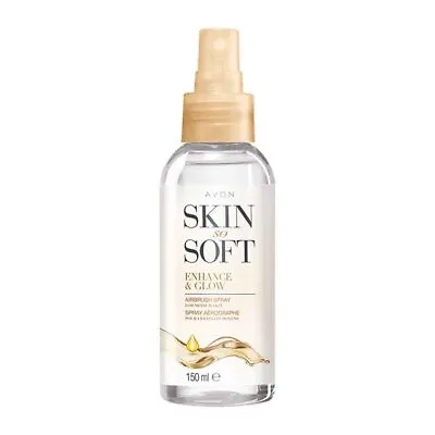 £5.94 • Buy Avon Skin So Soft Enhance & Glow Airbrush Spray Medium Skin Self Fake Tanning 