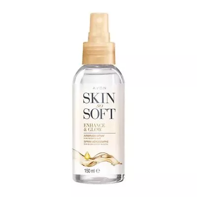 £5.94 • Buy Avon Skin So Soft Enhance & Glow Airbrush Spray Medium Skin Self Fake Tanning 