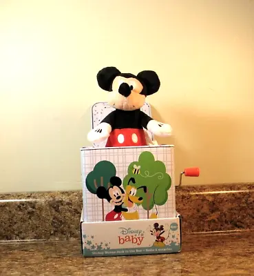 Disney Baby Mickey Mouse Jack-in-The-Box NEW • $32.95