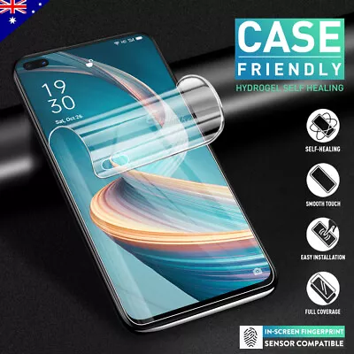 $8.99 • Buy For OPPO A17 A77 A16s A76 Find X5 Reno Z A91 HYDROGEL FLEXIBLE Screen Protector