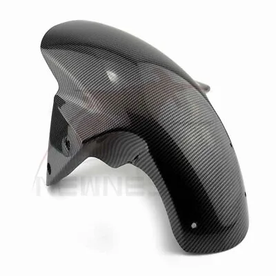 Front Tire Fender Guard Hugger Carbon Fiber For KAWASAKI ZX6R Z1000 2003-2004 • $91.99