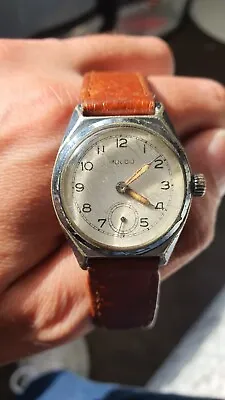 £154.99 • Buy Vintage Rare Mulco Swiss Mechanical Watch 1940s WW2 Working Luftwaffe Aviator 