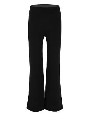 Kids Boys Stretchy Latin Jazz Dance Pants Flared Leggings Trousers Dancewear • £2.78