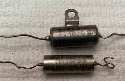 Sprague Vitamin Q Capacitors .1 – 100 (Sold 1 Per Not All As Pictured) • $8