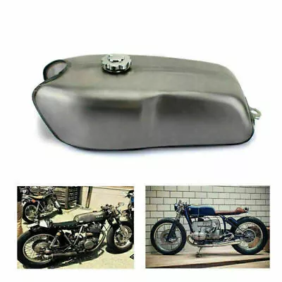 Universal 2.4 Gal. 9L Cafe Racer Gas Fuel Tank For Yamaha RD50 RD350 For Honda • $472.96