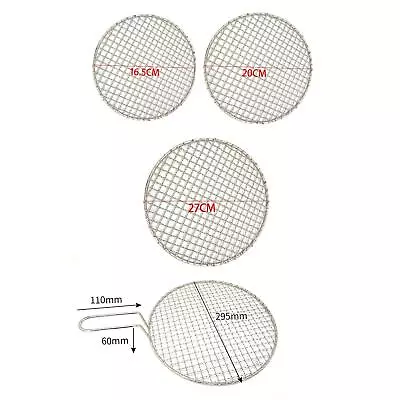 Multipurpose Grill Wire Rack Barbecue Mesh Grill Cooking Grate For Grill Pan • $11.75