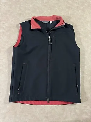 Peak IBex Climawool Stretch Woven Mens Full Zip Vest Outdoor Jacket Black Red S • $56.99