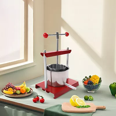 $69 • Buy 0.8 Press Fruit Antique Wine Vintage Sausage Juicer Original Grape Apple Cider