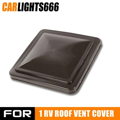 RV Roof Vent Cover Replacement Lid Motorhome Camper RV Trailer Brown 14  X 14 • $17.83