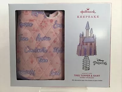 Hallmark Keepsake Christmas Miniature Tree Topper & Skirt Disney Princess 2022 • $15.25