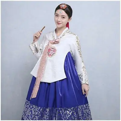 High Quality Multicolor Traditional Hanbok Dress Female Stage Costume 2022 • $66.49