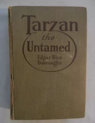 Edgar Rice Burroughs TARZAN THE UNTAMED A. C. McCLURG FIRST EDITION FIRST PRINT • $9.99