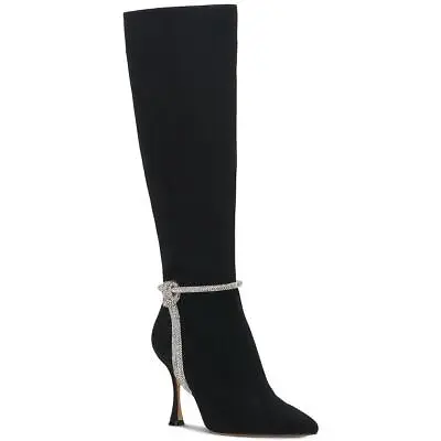 Vince Camuto Womens Carlyma Rhinestone Evening Knee-High Boots Shoes BHFO 9065 • $64.99