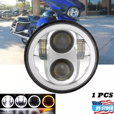 5-3/4 5.75 INCH LED Headlight Hi/Lo DRL For Suzuki Boulevard M50 M90 C50 VZ800 • $34.99