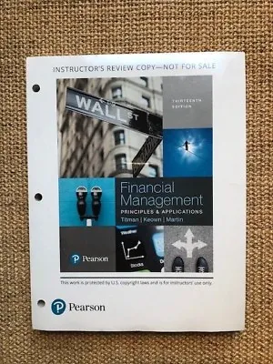 $129.95 • Buy Financial Management : Principles And Applications, Student Value Edition (13/E)