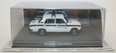 Fabbri 1/43 Scale 007 Bond Model - VAZ-2106 Russian Police Car - Goldeneye • $44.99