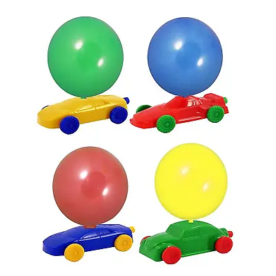 6 Balloon Cars Kids Party Bag Fillers Children Xmas Stocking Pocket Money Toy • £2.99