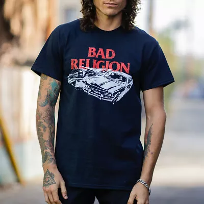 Bad Religion CRASH Band Gildan Soft T-shirt CLASSIC Car NWOT XXL 2XL • $39