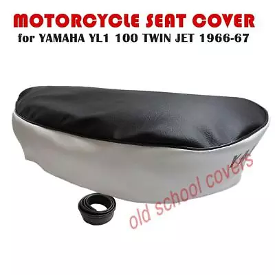 Motorcycle Seat Cover Fits Yamaha Yl1 L1 Twin Jet 100  1966- 1967 Dual Colour • $53.45