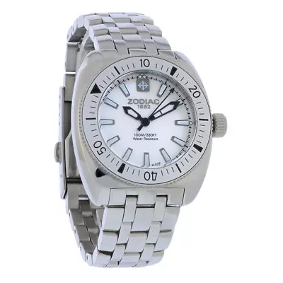 Zodiac Desert Falcon Ladies Stainless Steel Swiss Quartz Watch ZO4510 • $137