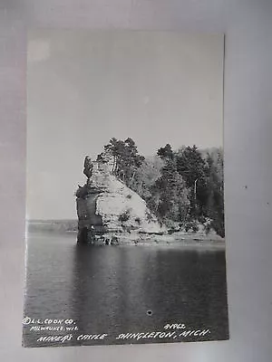 Vintage Real Photo Postcard Miner's Castle At Singleton Michigan Unused • $3.99