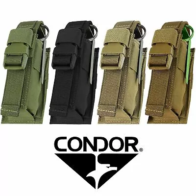 Condor 191062 Tactical MOLLE Modular Closed Top Single Flashbang Utility Pouch • $13.95