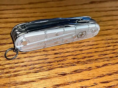 New Victorinox Swiss Army 91mm Knife  DELUXE TINKER SilverTech  1.4723.T7 • $69