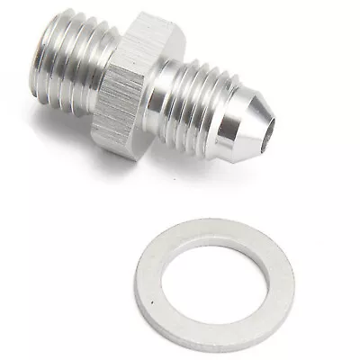 AN4 To M12x1.5 Straight Adapter Oil Restrictor TD04 Turbo Oil Feed For Volvo • $11.50