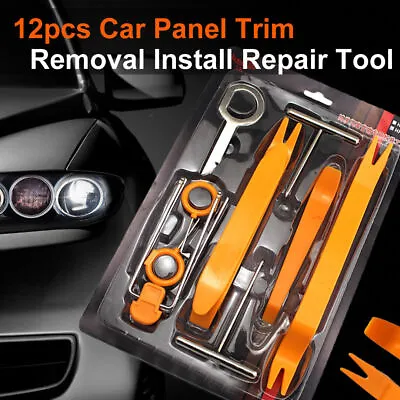 Door Clip Panel Trim Audio Dash Plastic For Car Truck Removal Pry Tools Removing • $9.59