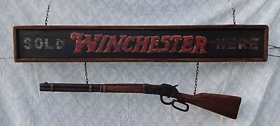  Winchester Old Wooden Trade Sign Two Sided • $100