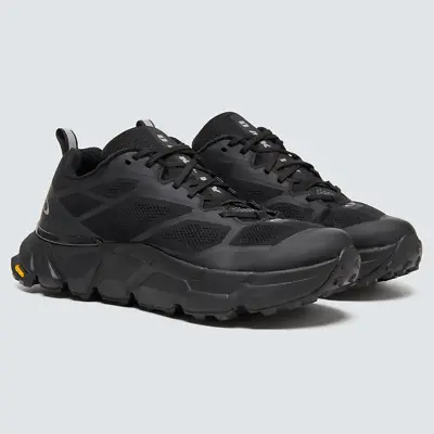 Size UK 11 US12- Oakley Light Breathe VibramXS Trek Trainers Shoes Triple Black • £133