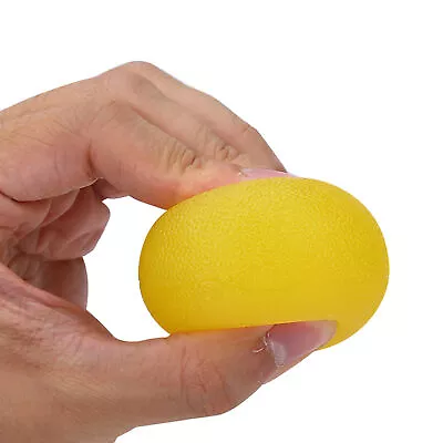 Silicone Stress Grip Ball Hand Therapy Exercise Ball Relief Strengthener • £4.58