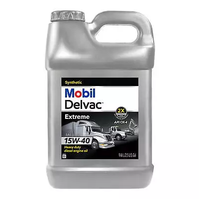 Mobil Delvac Extreme Heavy Duty Full Synthetic Diesel Engine Oil 15W-40 2.5 Gal • $53.99