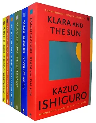 Kazuo Ishiguro Collection 6 Books Set Never Let Me Go Unconsoled Buried Giant • $73.55
