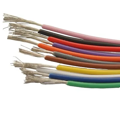 24/0.2 Multi Strand Wire Circuit Hookup Cable Blue 5M • £2.74