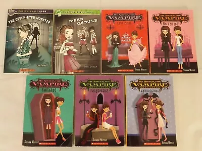 Lot Of 7 Pb Chapter Books  My Sister The Vampire  &   Poison Apple  ~ Excellent! • $8.88