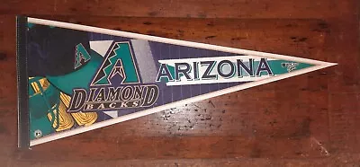 Vintage Felt Pennant * Arizona Diamond Backs * Full Size * Rare Design * Mlb • $19.99