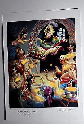 Carl Barks  “Caliph Of Baghdad “Limited Edition . # 205/550 Signed Lower Corner • $1000