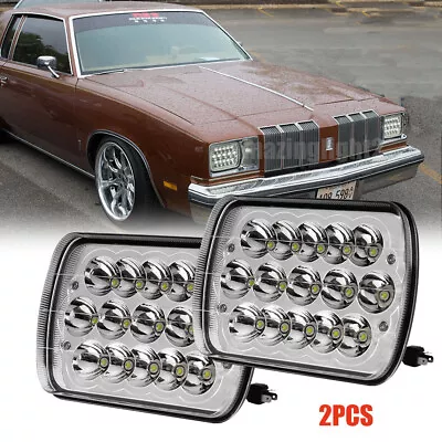 2pcs 7x6inch Square Led Headlights Fit Oldsmobile Cutlass Supreme 1978-1979 • $33.68