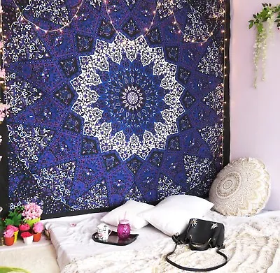 Wall Mandala Tapestry Indian Hanging Hippie Decor Bedspread Bohemian Throw Queen • $16.99