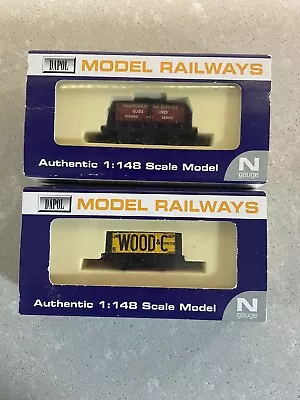 Dapol Set Of 2 Independent Trade Wagons N Gauge Great Condition- Boxed • £7.50