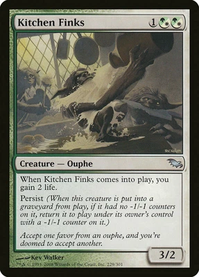 $1.15 • Buy MTG Kitchen Finks  – Shadowmoor Card # 229
