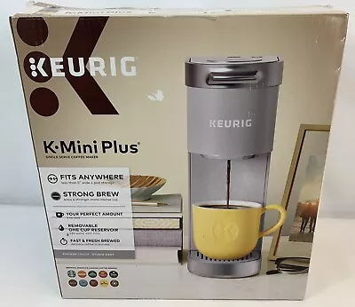 NEW Keurig K-Mini Plus Single Serve K-Cup Pod Coffee Maker - Studio Gray • $54.95