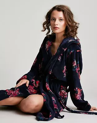 £29.95 • Buy Joules Womens Rita Dressing Gown - Navy Floral