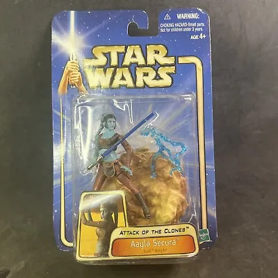 Star Wars Attack Of The Clones Aayla Secura Action Figure Hasbro NEW • $7.95