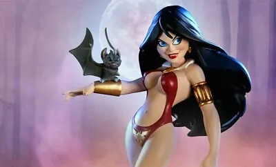 Vampirella Tooned-Up Statue Exclusive Sideshow Electric Tiki Rare • $225