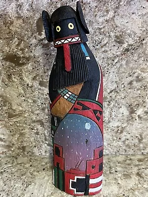 Vtg Hopi Kachina Doll Cottonwood 6.5” Native American Tim Pavatea Ogre Maiden • $65