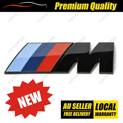 1PCS Gloss Black M SPORT LOGO BADGE STICKER BOOT TRUNK For BMW M 3 5 X Series • $10.95