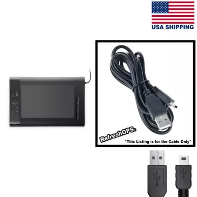 Wacom Intuos 4 Medium PTK-840 Graphic Tablet USB Cable Transfer Cord Replacement • $13.89