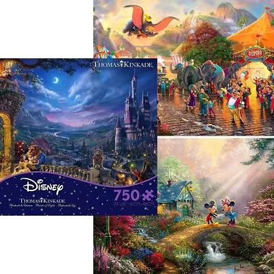 Thomas Kinkade Disney Dreams Assorted 750pcs S8 By Ceaco Puzzle Toys • $44